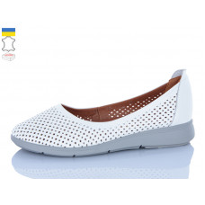 Туфли Sali 003-1 білий сір-п.
