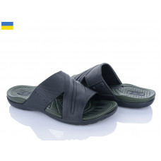Шлепанцы Vladimir DS П16 чор-т.зелений