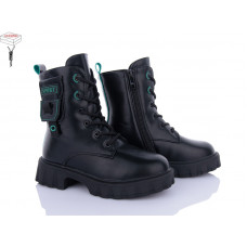 Ботинки Okshoes 2169B black-green