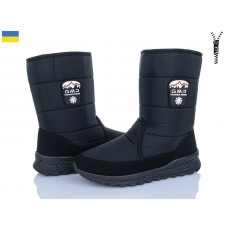 Дутики Lvovbaza 4335 чорний Дутики Lvovbaza 4335 чорний