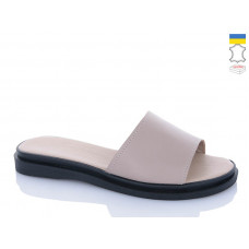 Шлепанцы Garti 97 беж шкіра