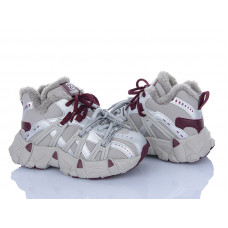 Кроссовки Clibee A872161 хутро grey