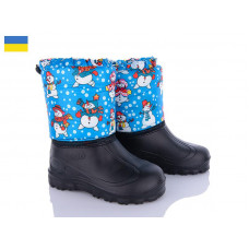Сапоги Demur СПП Сніговик блакитний-2025