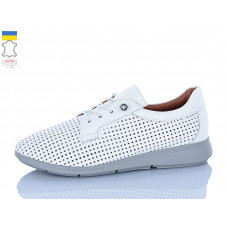 Туфли Sali 015-1 білий сір-п.