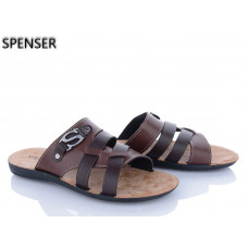 Шлепанцы Spencer 3554 коричневий