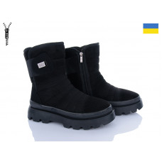 Ботинки Lvovbaza Progress 5401-1 хутро чорний