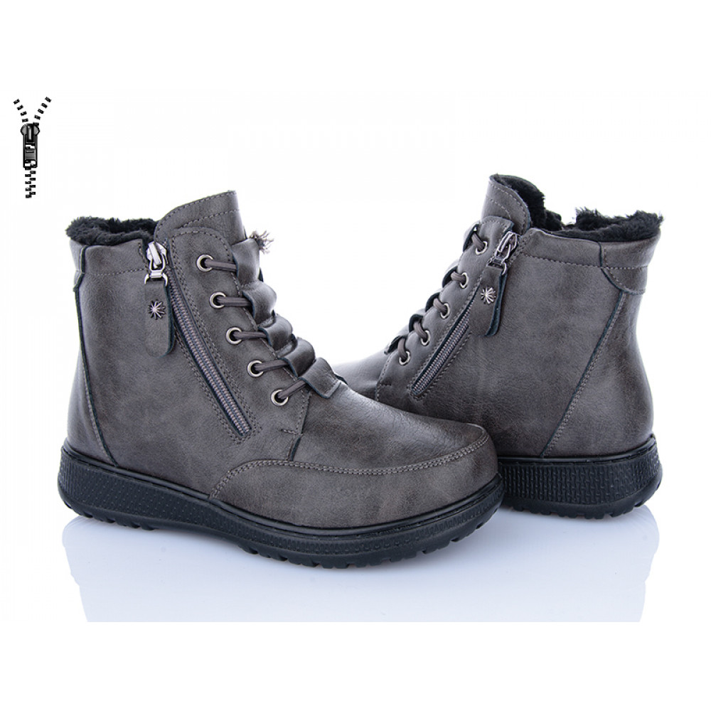 Ботинки Baolikang 60922 grey Ботинки Baolikang 60922 grey