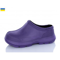 Галоши Inblu BM35 фіолет. фліс