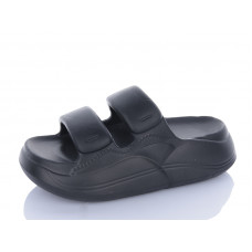 Шлепанцы Qq Shoes 7161 black