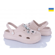 Кроксы Inblu F652 св.бежевий