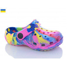 Кроксы Inblu H1 мікс-рожевий