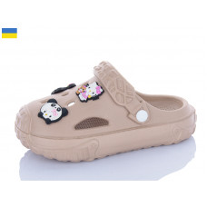 Кроксы Inblu 150 бежевий