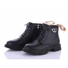 Ботинки Violeta Y106-7603 black-orange