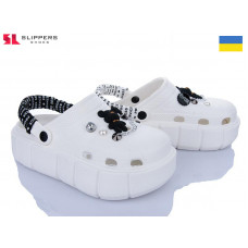 Кроксы Slipers 152-2-4 білий