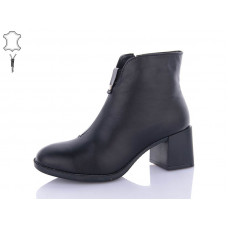 Ботинки Qq Shoes 641-1 шк-black