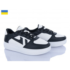 Кроссовки Львов База B&R 115 чор-білий