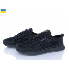 Кроссовки Lvovbaza Paolla 5-3113 сітка чорний
