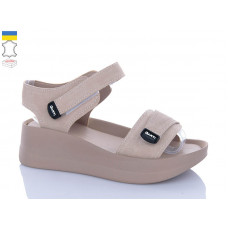 Босоножки Garti 0196 беж замш