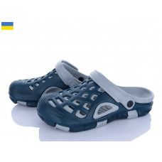 Кроксы Vladimir Cross 308 сірий-синій
