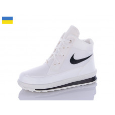 Ботинки Lenase 117NK білий б-п смужка