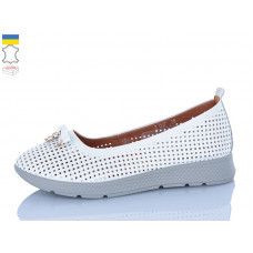 Туфли Sali 007-1 білий сір-п.
