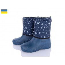 Сапоги Demur СПП Сніжинка синій-2025