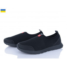 Кроссовки Lvovbaza Paolla 7-3101 сітка чорний