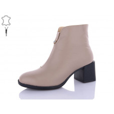 Ботинки Qq Shoes 641-1 beige