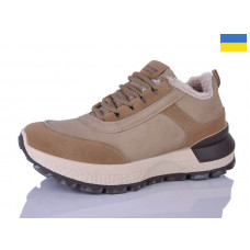 Кроссовки Demur 15112 бежевий