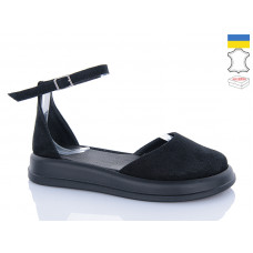 Туфли Sali 2222 чорний з чор-п.