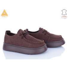 Туфли Stilli Group E2570-3 замш піна