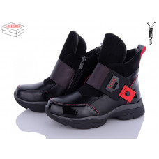 Ботинки Style Baby-Clibee 021-1 black-red