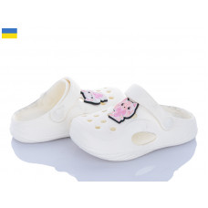 Кроксы Inblu F611 молочний