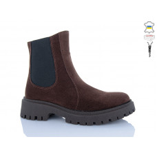 Ботинки Sali 187 коричневи з кор-п.зима