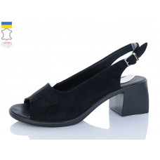 Босоножки Sali 151 чорний з чор-п.