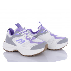 Кроссовки Violeta 136-33 white-purple