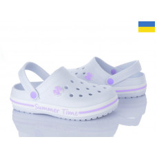 Кроксы Roks 417 біл-лаванда