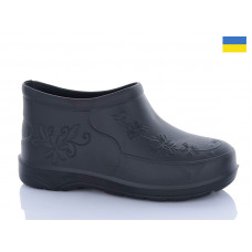 Галоши Dago Паяс Г піна жін.квітка чорний