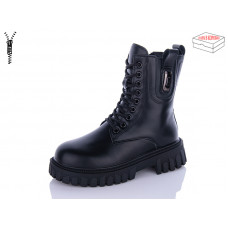 Ботинки Qq Shoes 5223 all black