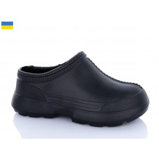 Галоши Inblu BM35 чорний фліс