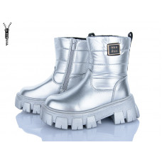 Ботинки Clibee H568-1 silver