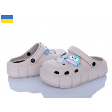 Кроксы Roks 152-9006 бежевий