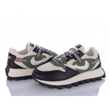 Кроссовки Violeta 81-3-81-32 beige-green