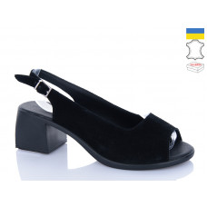 Босоножки Sali 120 чорний з чор-п.