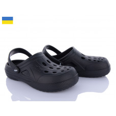 Кроксы Alex 12345 чорний