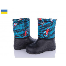 Сапоги Demur СПП Маквін синій-чорний-2025