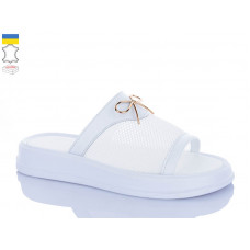Шлепанцы Sali 229 білий біл-п.