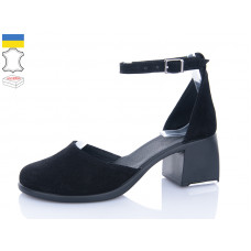 Туфли Sali 1122 чорний з чор-п.