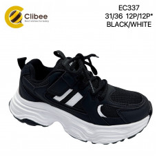 Кроссовки Clibee2 LD-EC337 black-white