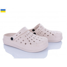 Кроксы Golden Lion 151 бежевий